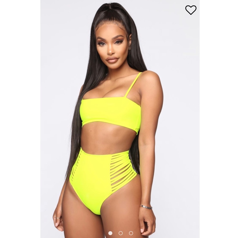 Neon Yellow Bikini